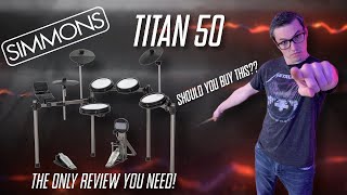 IS THIS THE BEST BUDGET E-DRUM KIT??? Simmons Titan 50 First Impressions!!