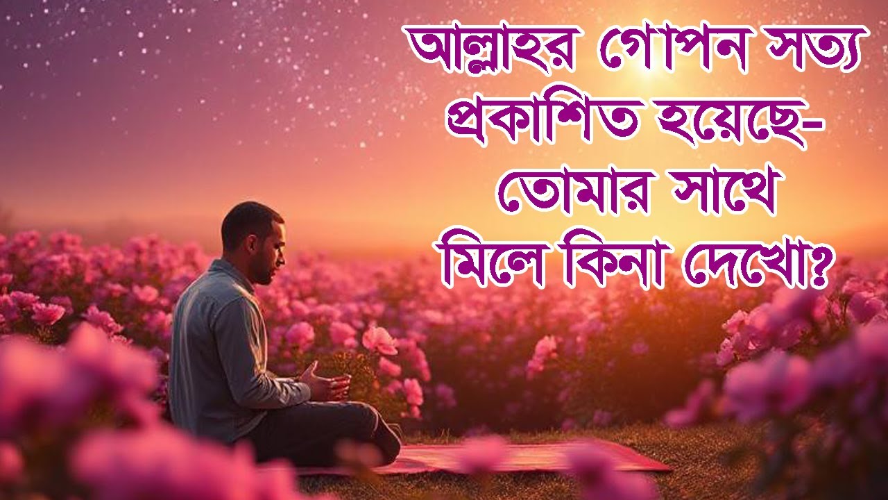 আল্লাহর গোপন সত্য প্রকাশিত হয়েছে—তোমার সাথে মিলে কিনা দেখো! Allah Revealed a Hidden Truth Today.