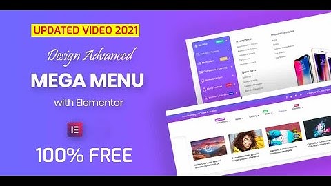 How to create mega menu in WordPress using Elementor For FREE