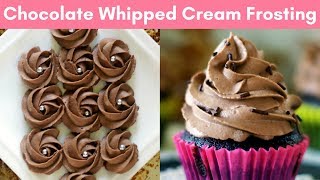 Chocolate whipped cream frosting is the best you could ever make!!!
light, smooth, airy, sturdy and not so sweet this makes a gre...