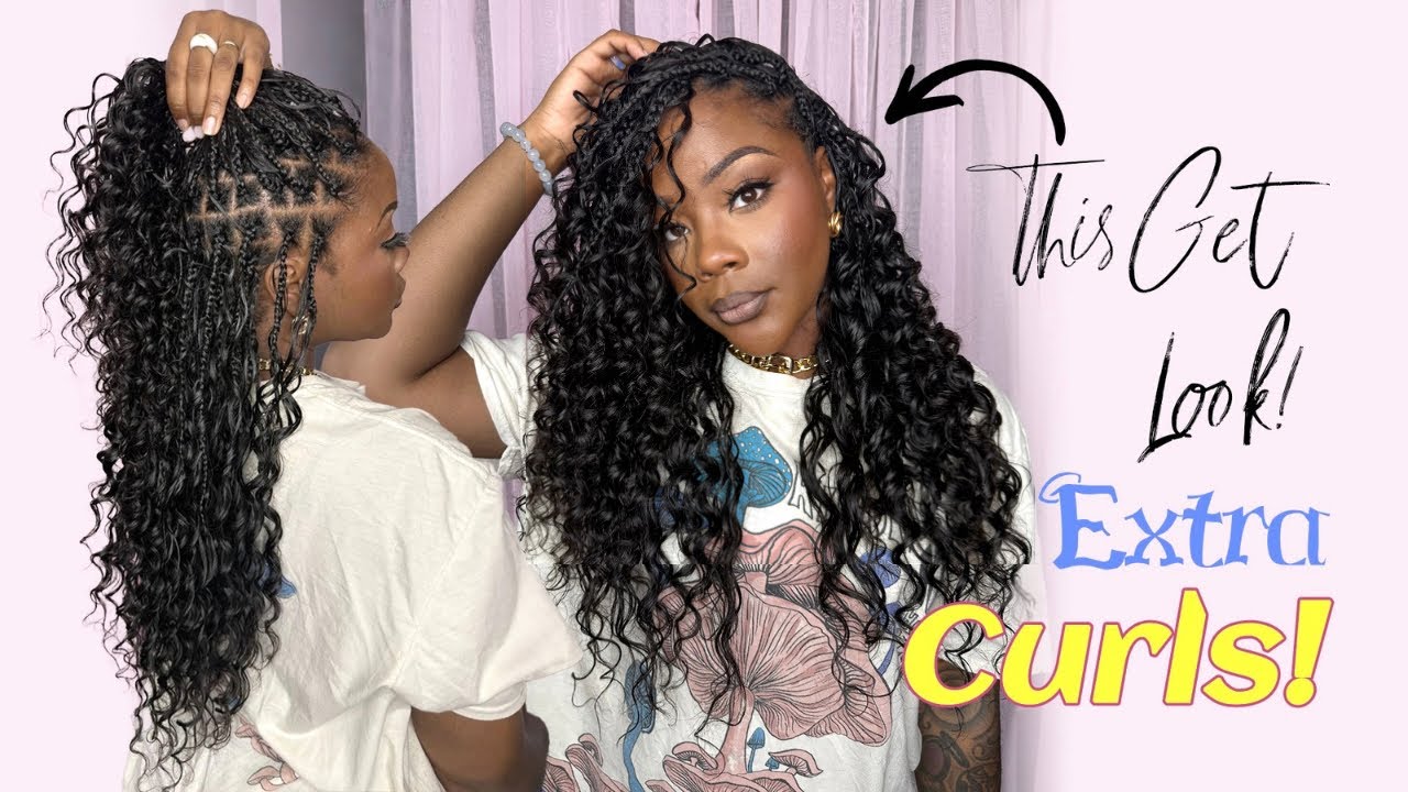 Reused The Best All Human Braiding Hair | EXTRA Boho Curls| Eayon Hair