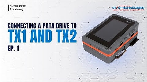 Connecting a PATA (IDE) Drive to Tableau TX1 & TX2 – DFIR Academy Technical Guide