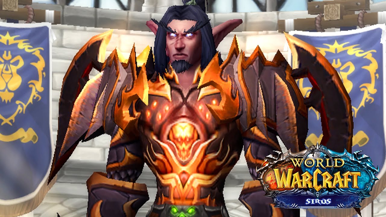 ОДЕВАЮ ПЕРСОНАЖА НА SCOURGE X2! WoW Sirus