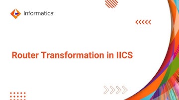 Router Transformation in IICS