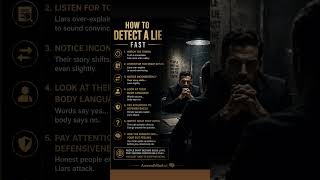 How to Detect a Lie Fast #psychology #shorts