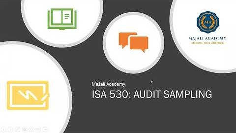 ISA 530   Audit sampling