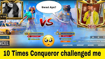 1v1 TDM CHALLENGE WITH 10 TIMES CONQUEROR BOY, OnePlus,9R,9,8T,7T,,7,6T,8,,N100,Nord,5T,Never Settle