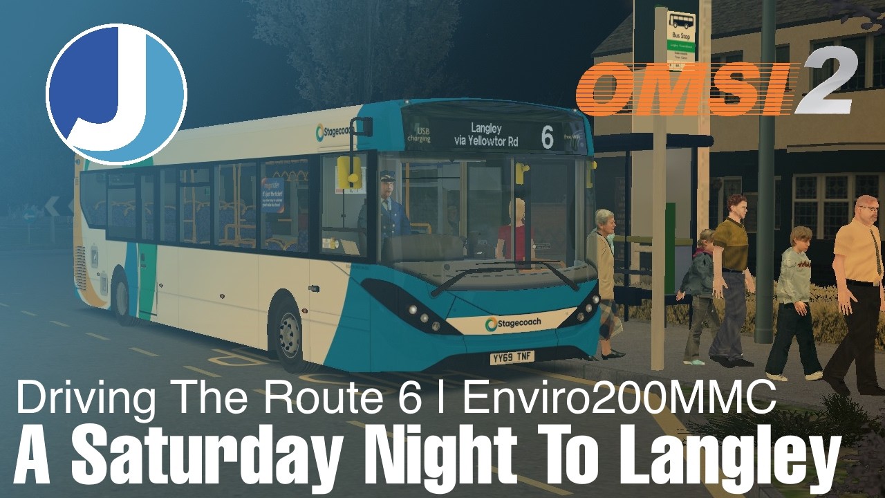 Поездка в Лэнгли | Маршрут 6 | Проект Адстоу | OMSI 2