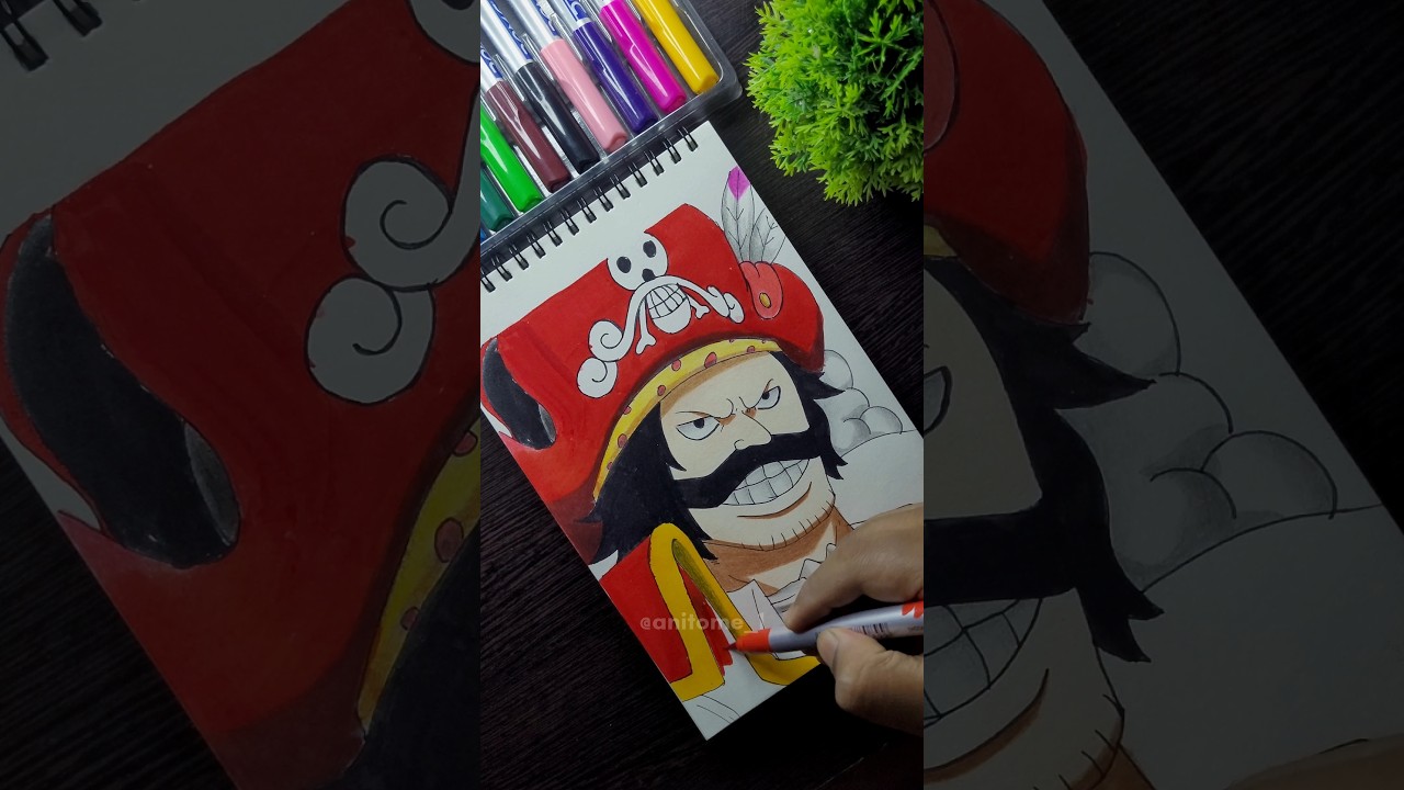 Drawing Gol D Roger | One Piece | Day 52 