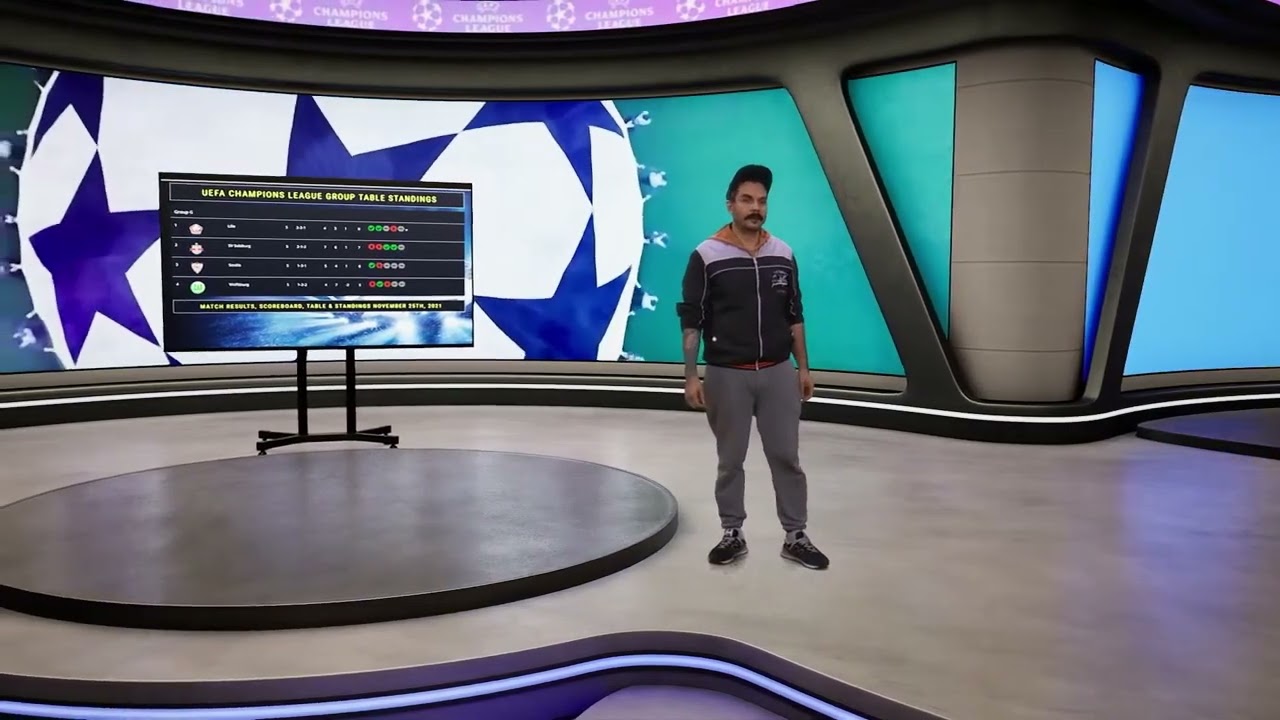 1 ARVR Virtual Sport Studio Green Box