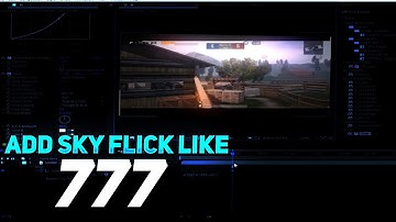 ADD SKY FLICKER LIKE 777 ON AFTER EFFECTS.........................