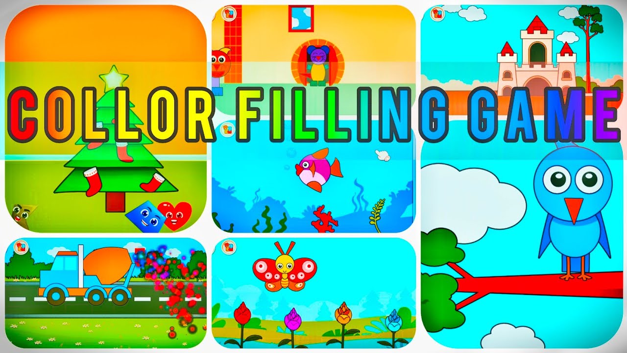 Color Filling Game - YouTube