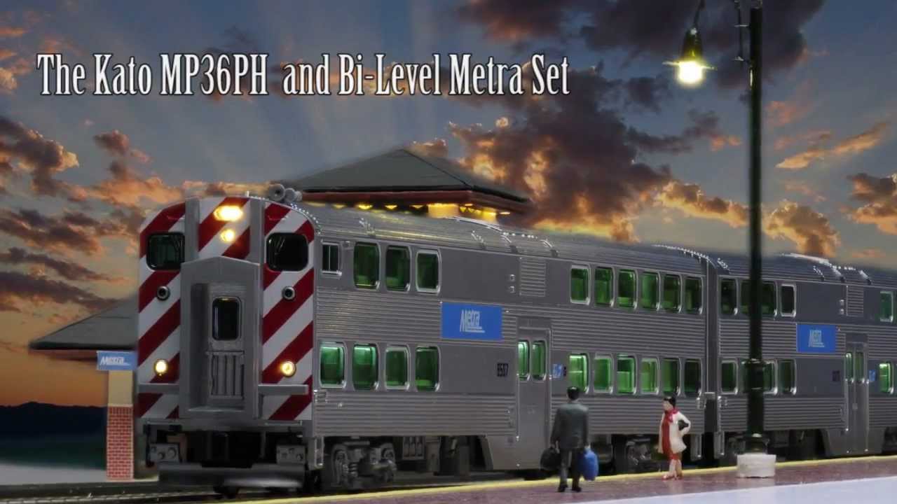 Chicago Metra Model Trains from Kato USA - YouTube