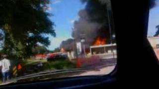 Leonville Gym Fire 8-12-2009