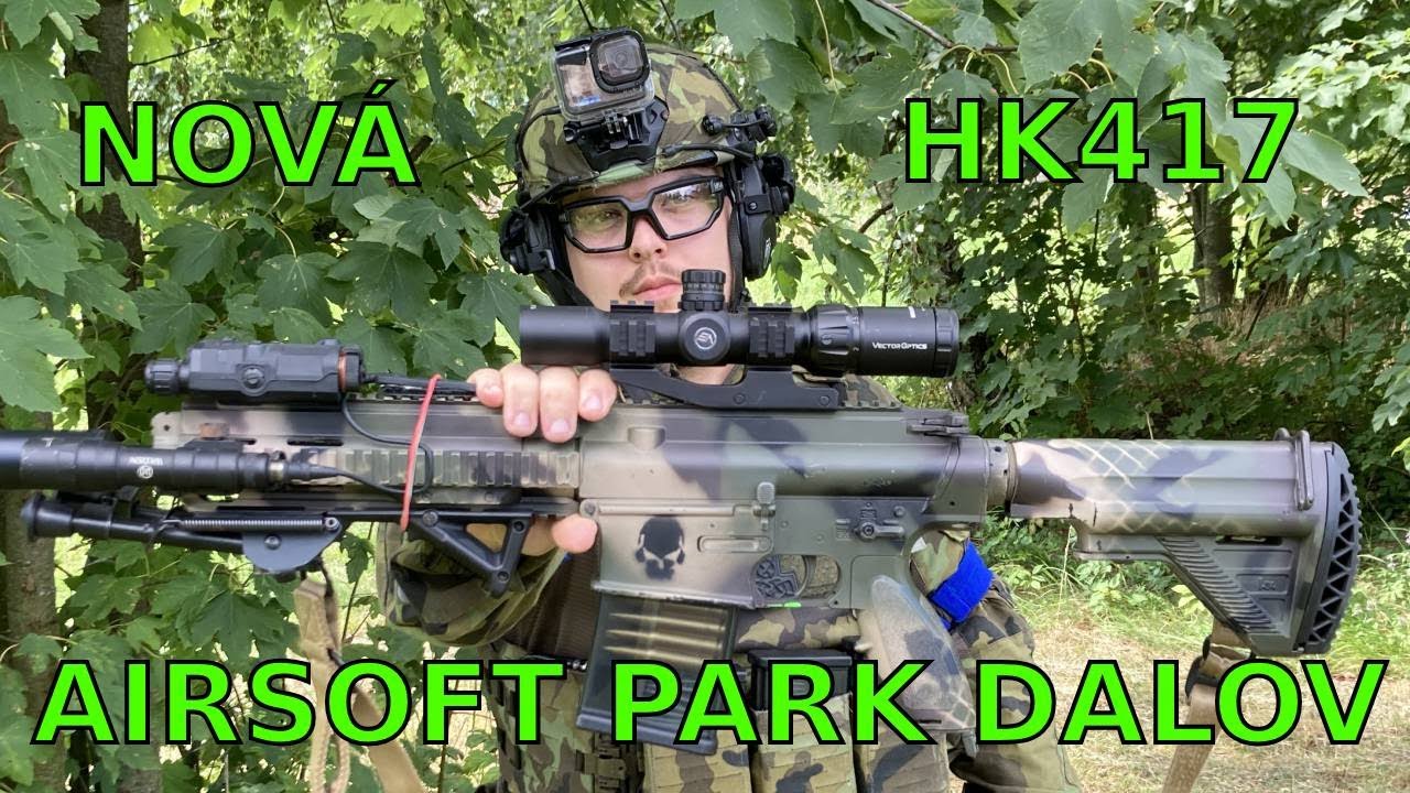 Koupil jsem si HK417 / DUO Gameplay ft. KRANDLER / Airsoft Park Dalov / Airsoft CZ/SK