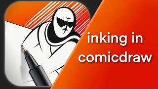 Inking in ComicDraw App on the iPad Pro screenshot 1