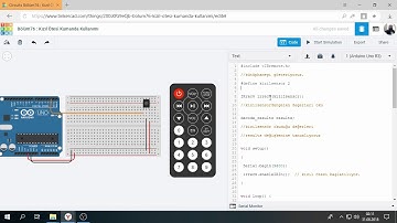 Tinkercad ile Arduino Bölüm 76 : Kızıl Ötesi Kumanda Kullanımı