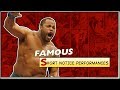 Famous Short Notice Performances in MMA