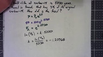 Precalculus Algebra 6.6.2 Radioactive Decay and Half-life