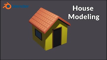 Small House Modeling Timelapse | Blender