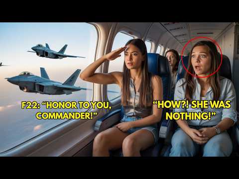 She Was Just in Seat 24A — Until Her Call Sign Made the F-22 Pilots Stand at Attention..