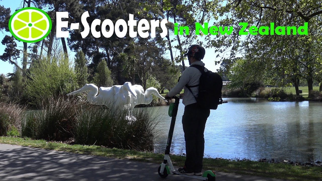 Lime Electric scooters (EScooters) New Zealand YouTube