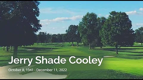 Celebration of Life Service for Jerry S. Cooley