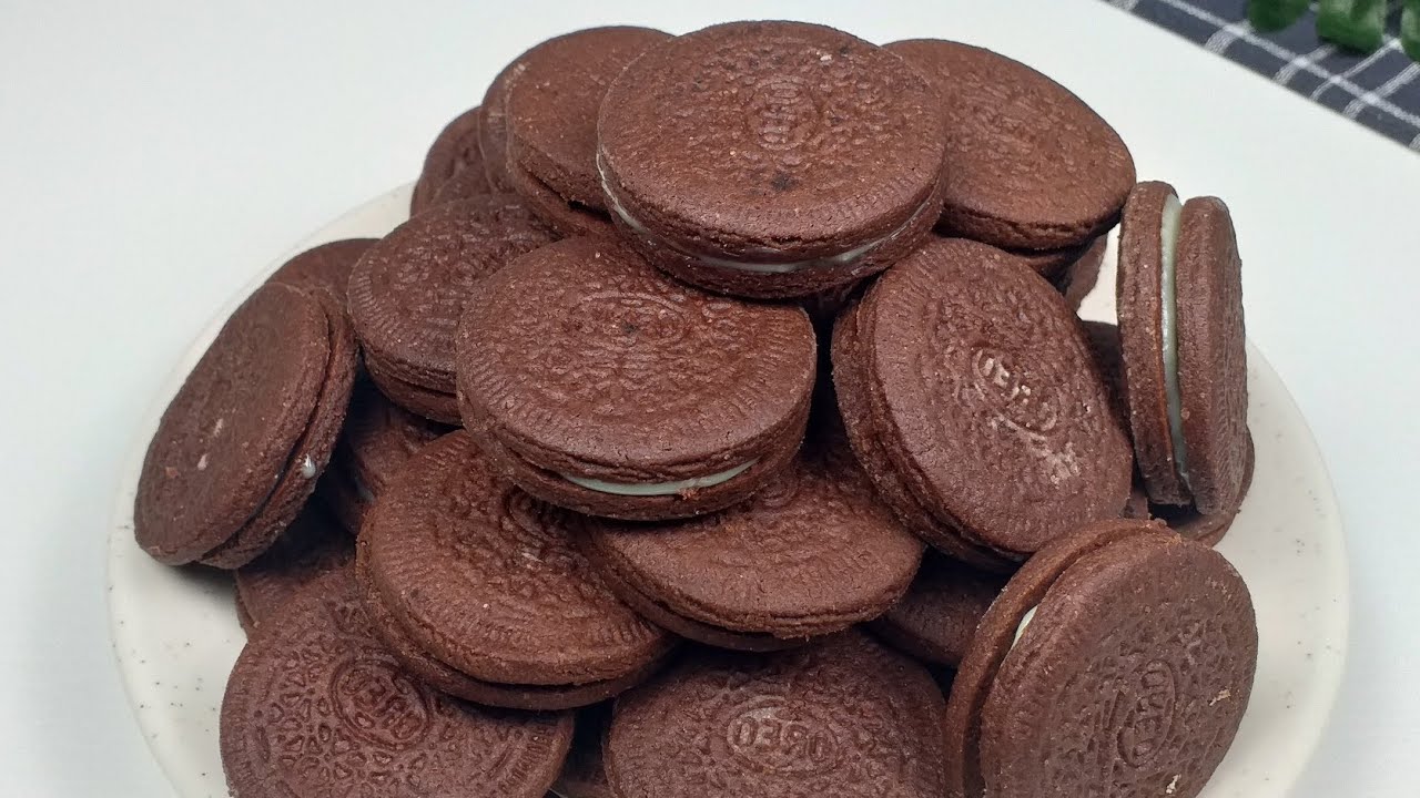 как приготовить домашнее печенье орео [субтитры]