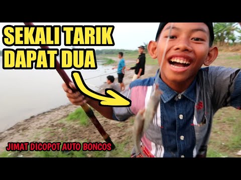 MANCING PAKE JIMAT BOCAH INI STRIKE BERTUBI-TUBI DI BENGAWAN SOLO - Dalam sekejap dapat banyak ikan