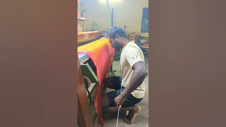 சீலையை அணைப்பது எப்படி இப்படி how saree lock 🔐#saree #sareedesign #powerloom