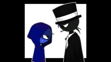 EYE CONTACT [sprunki Black × Jevin +2p] #sprunki