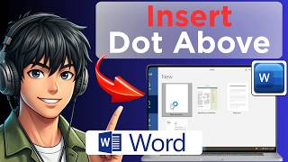 How to Insert a Dot Above Letter in Microsoft Word (Full Guide 2026) How To Insert A Dot Under Letter And Number In Microsoft Word 2026 Guide