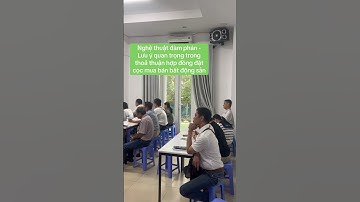Nghệ thuật đàm phán - Lưu ý quan trọng trong hợp đồng đặt cọc mua bán bất động sản #bannha #bds