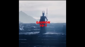 SAURON VS DARTH VADER #sauron #darthvader #anakin #lotr #sw #1v1 #reels #starwars