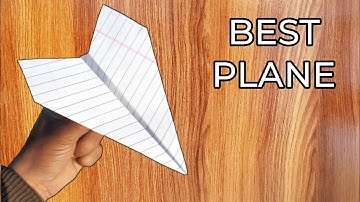 Excellent Paper airplane| Ever fast airplane with paper | Make excellent planes #1150