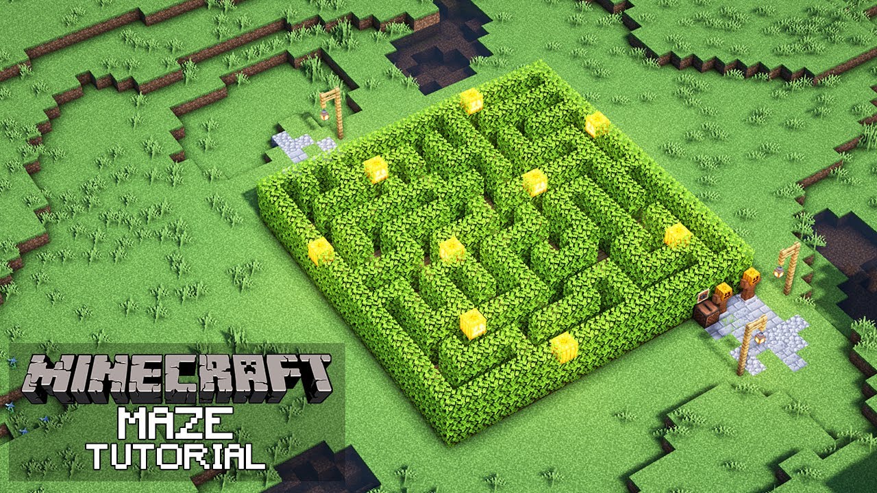 Minecraft: 🎃 Haunted Maze Tutorial (How To Build)