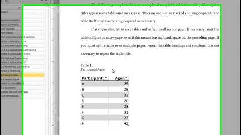 UCF ETD Tutorial: Caption Numbering