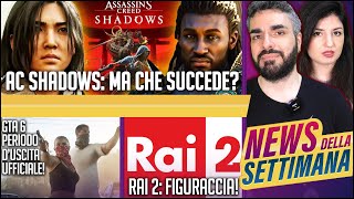 ASSASSIN'S CREED SHADOWS: POLEMICHE ASPRE! | TV ITALIANA FA GAFFE SUI VIDEOGIOCHI | GTA 6: UNA DATA!