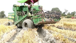 John Deere 5075E harvester work video| tractor videos| VSK Veeresh|
