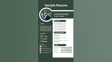 Sample resume  ||  How to create Resume || CV  #resume #resumewriting