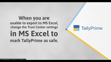 How to Resolve When You Are Unable to Export to MS Excel in TallyPrime? |4qs| 4 Quadrant Solutions