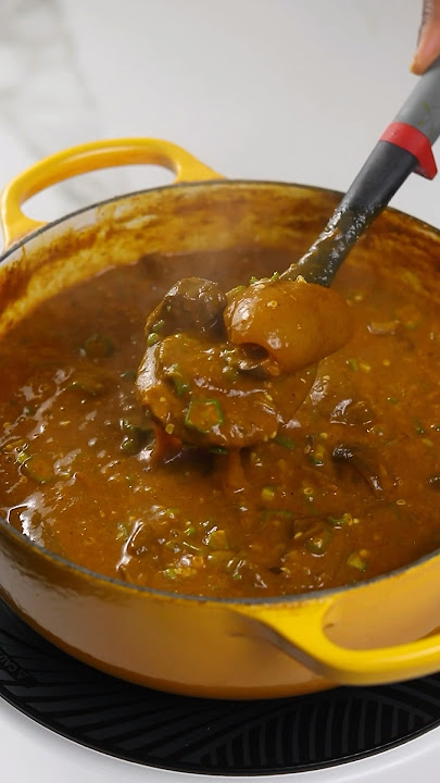 How to make Ogbono and okra soup #nigerianfood