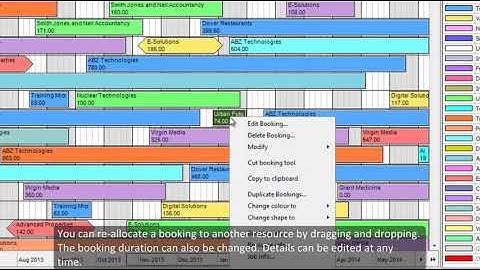 Online Tour - Resource Scheduling Software