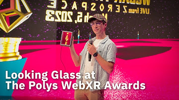 The Polys WebXR Awards... as HOLOGRAMS!