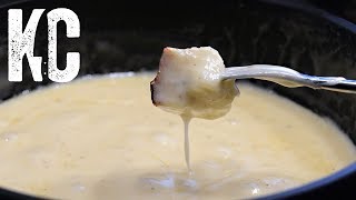 CHEESE FONDUE IN 10 MINUTES | Super Easy Recipe