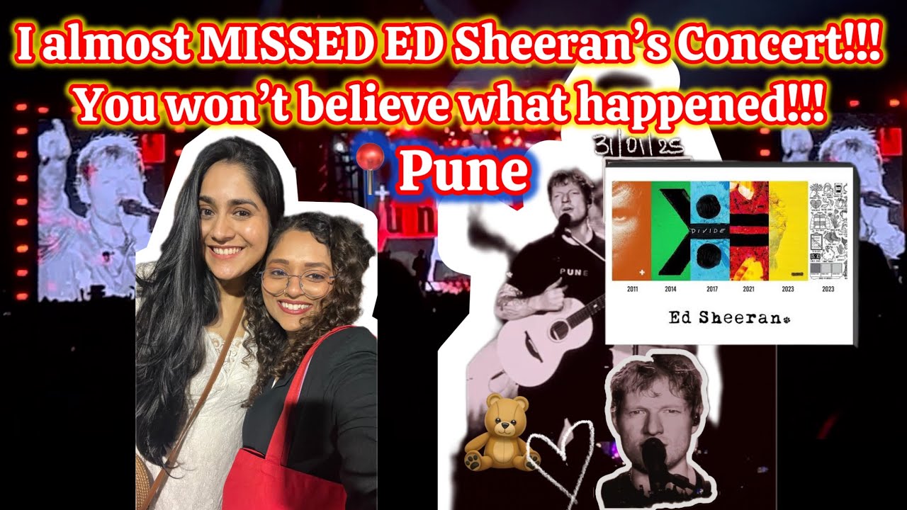 Concert Venue Chaos l Ed Sheeran India tour 2025 l Pune Ed Sheeran concert l 1st vlog