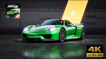 Insane Cop chase😱| Porsche 918 Spyder | 4K Gameplay |Need for speed™ mobile