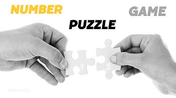 HTML CSS JavaScript   Number Puzzle Game | How to make Simple Number puzzle game with html css js