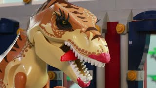 LEGO Jurassic World TRex Date Fail STOP MOTION LEGO Dinosaur's Meal Time! | Billy Bricks