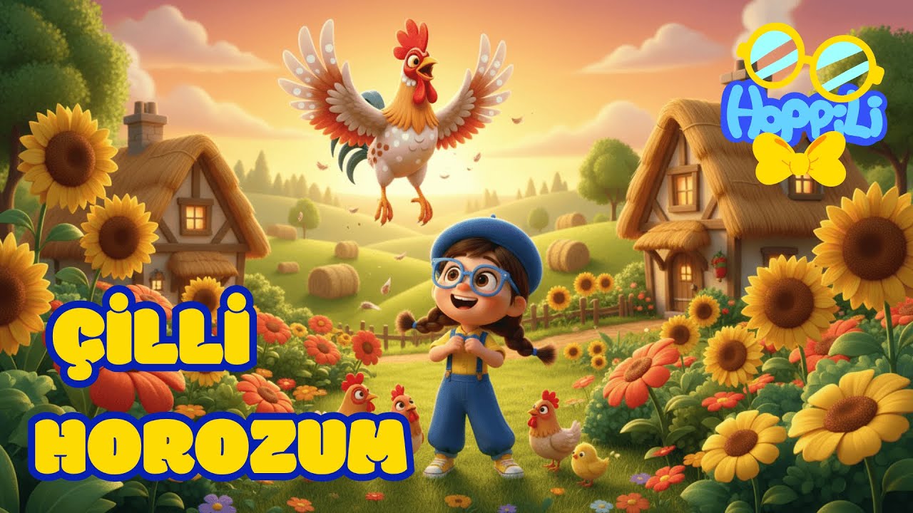 🐓 Hoppili Horoz Şarkısı | 🎶 Eğitici Ritim ve Dans | Anaokulu Şarkısı